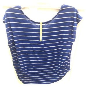 Blue & Grey Striped shirt